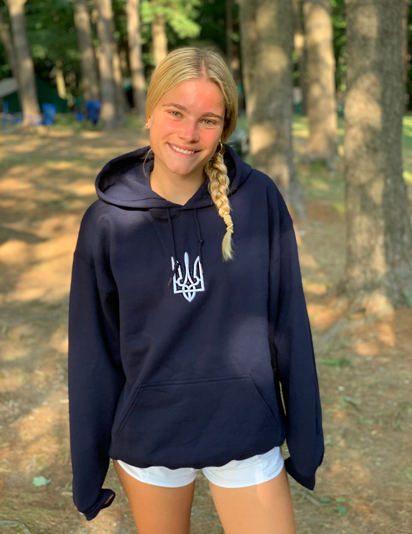 100 TRYZYB / Trident Hoodie - Navy